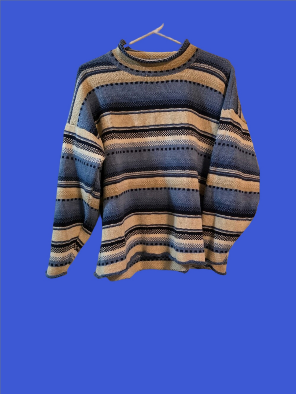 4/$97 Deal! Vintage Striped Crewneck Sweater